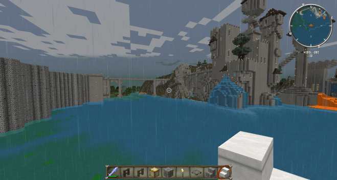 Minecraft epic sea wall