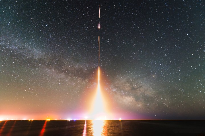 Time-lapse of the Cosmic Infrared Background Experiment (CIBER) rocket launch, at NASA's Wallops Flight Facility in Virginia in 2013