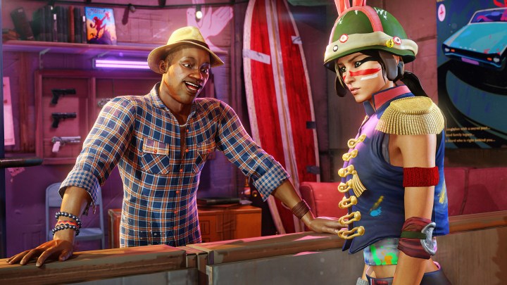 Character customization in Sunset Overdrive