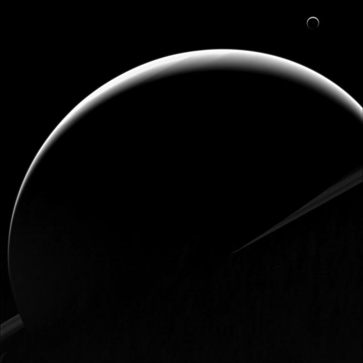 Saturn and Cassini as seen by the Cassini orbiter
