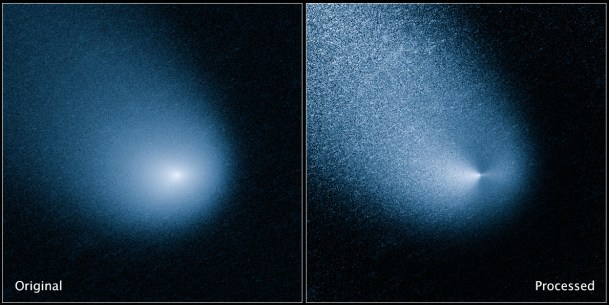 Comet Siding Spring, picture taken from the Hubble telescope